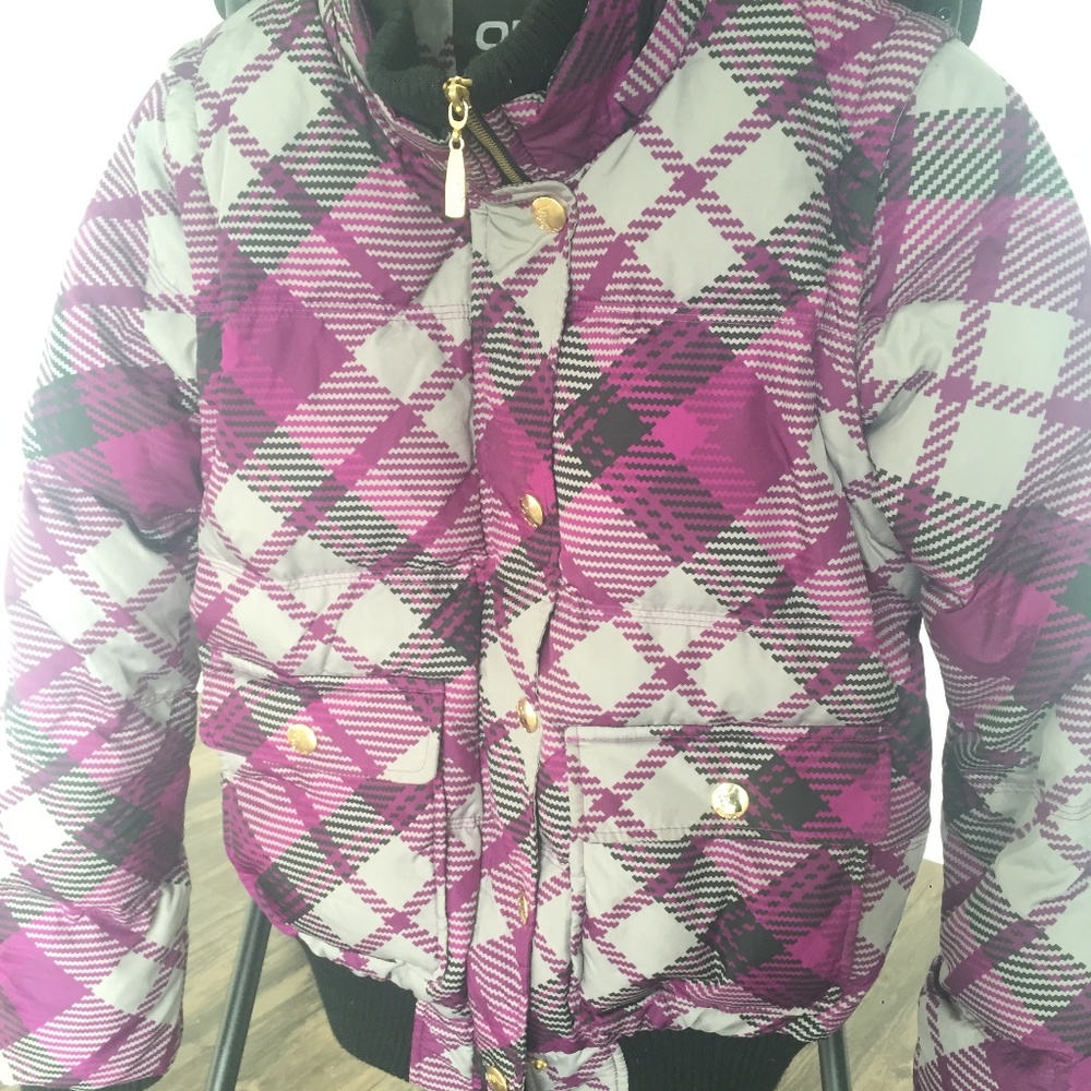 Check jacket down filled